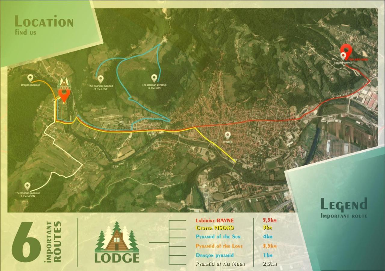 Lodge Zbilje Visoko, Bosnian Pyramids Exteriör bild